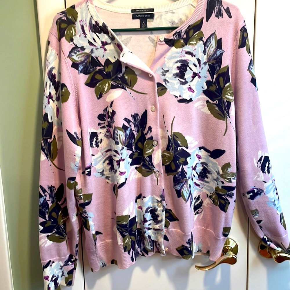 Lands’ End cardigan